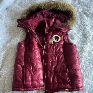 Redskins puffer vest 🏈